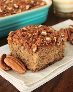 Banana pecan breakfast cake