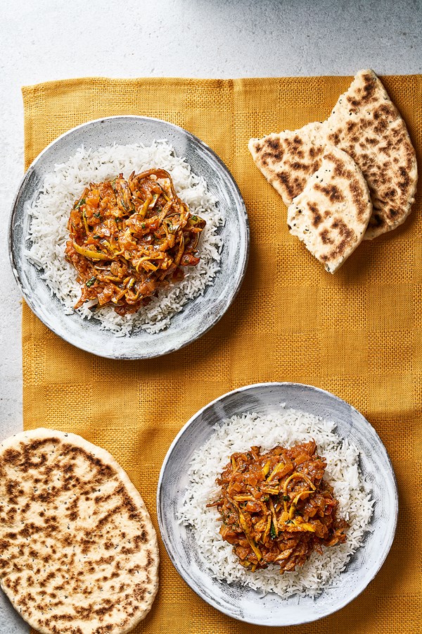 Banana peel curry