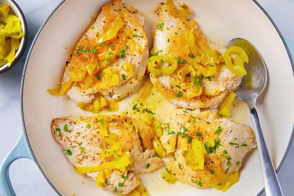 Banana pepper chicken 