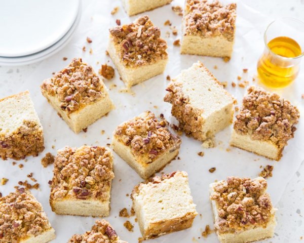 Banana rum coffee cake