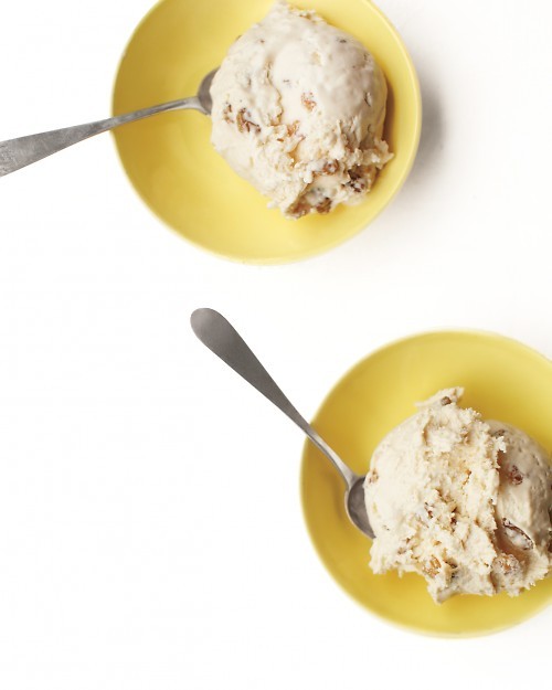 Banana-rum-raisin ice cream