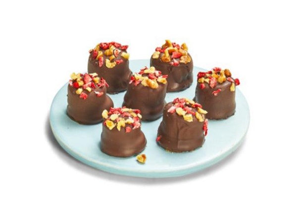 Banana split bites