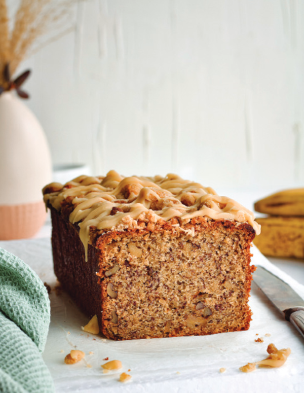 Banana streusel bread