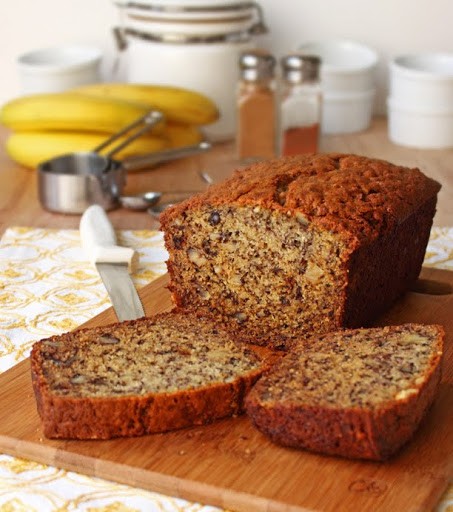 Banana walnut bread