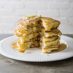 Banana-walnut pancakes