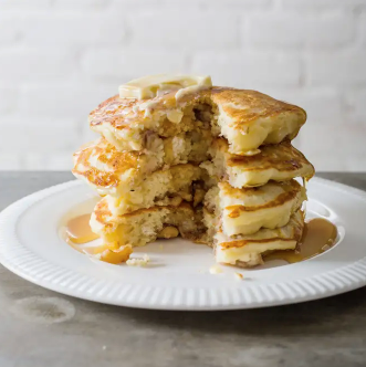Banana-walnut pancakes