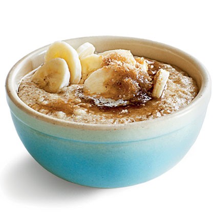 Banana, wheat germ and oats