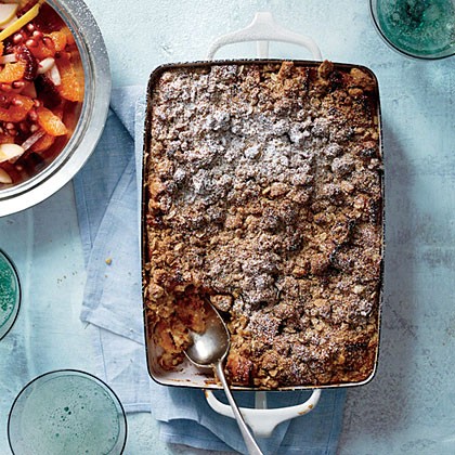 Bananas Foster breakfast strata