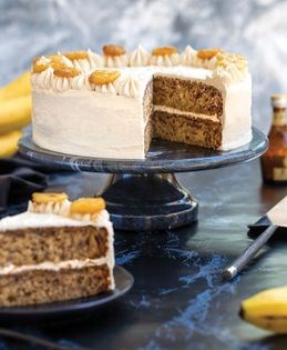 Bananas Foster cake