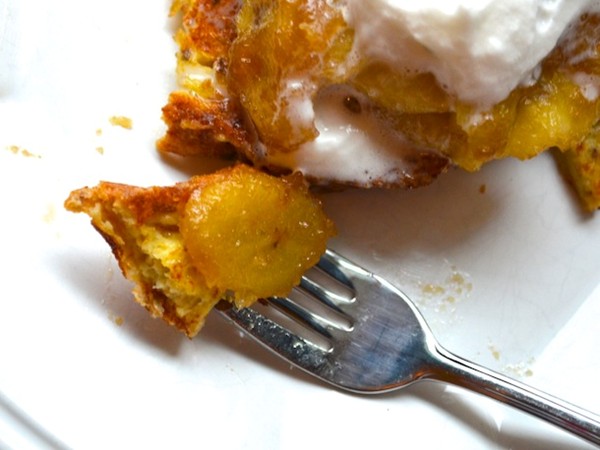 Bananas foster French toast