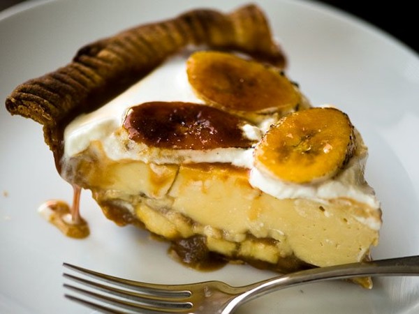Bananas Foster pie