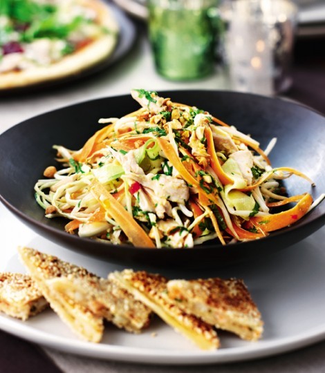 Bang bang turkey coleslaw