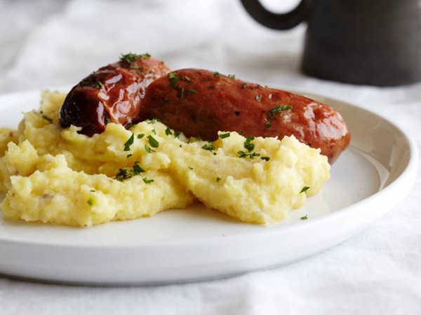Bangers & mustard mash