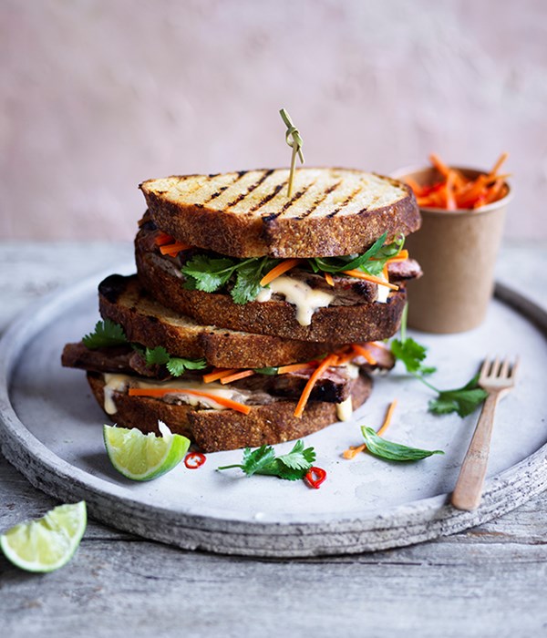 Banh mi-style sandwich