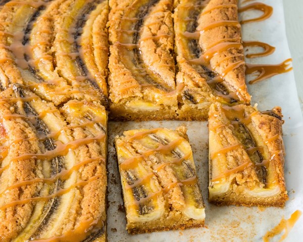 Banoffee blondies
