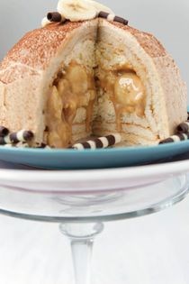 Banoffee bombe