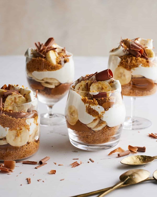 Banoffee pie trifles