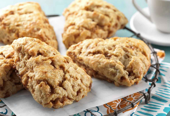 Banoffee scones