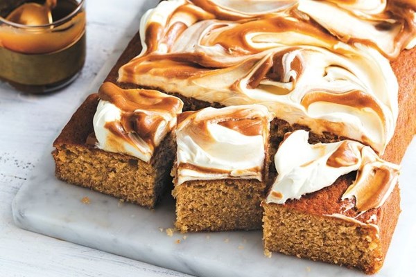 Banoffee sheet cake