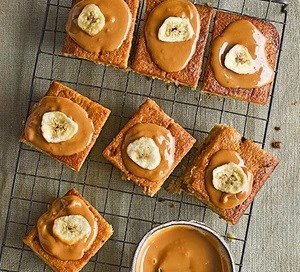 Banoffee traybake