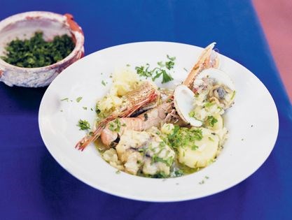 Bara Dagmar's Croatian fish and potato stew (Gregada)