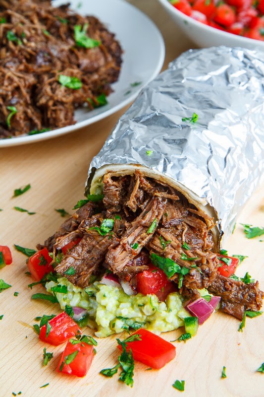 Barbacoa burritos