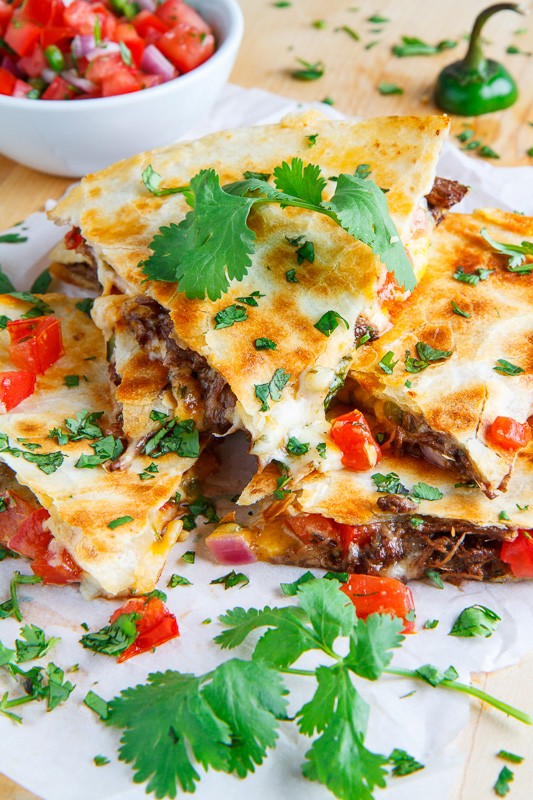 Barbacoa quesadillas