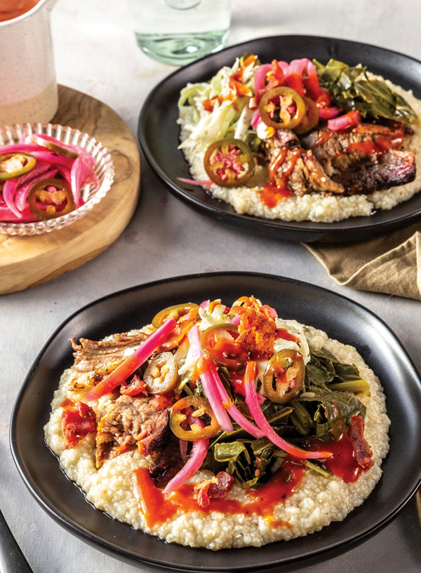 Barbecue and collards