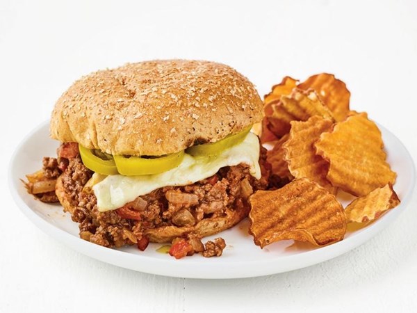 Barbecue bison sloppy Joes