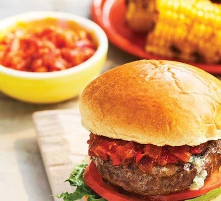 Barbecue burger relish