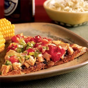 Barbecue chicken pizza