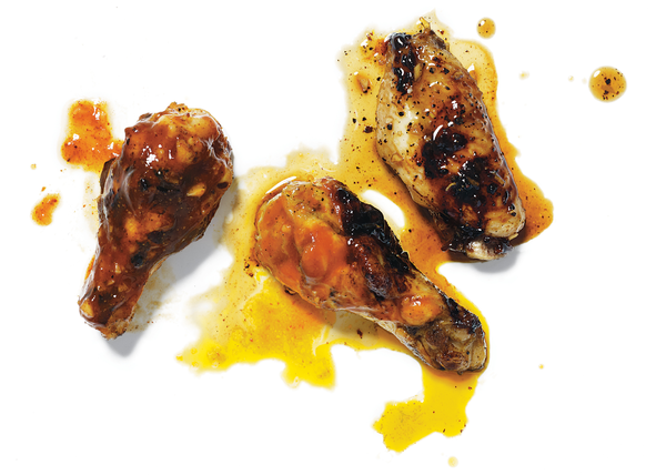 Barbecue chicken wings