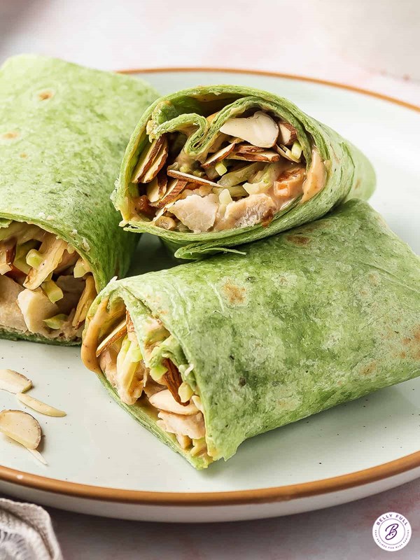 Barbecue chicken wrap