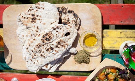 Barbecue flatbreads