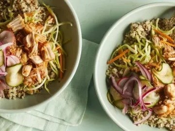 Barbecue jackfruit bowls with Texas toast