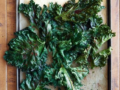 Barbecue kale chips
