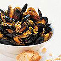 Barbecue mussels