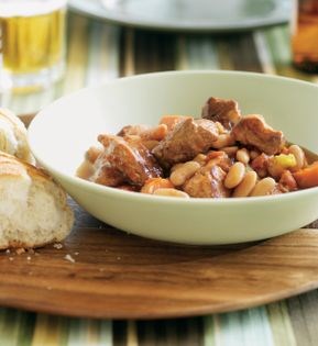 Barbecue pork and beans