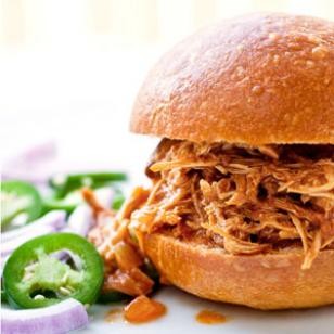 Barbecue pulled chicken