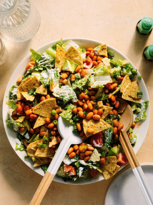 Barbecue ranch chopped salad