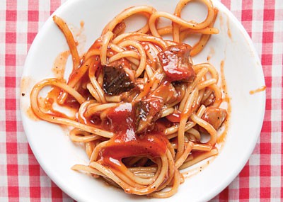 Barbecue spaghetti