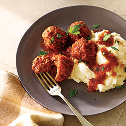 Barbecue turkey meatballs