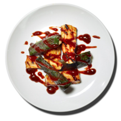 Barbecue zucchini
