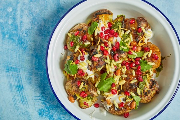  Barbecued aloo chaat