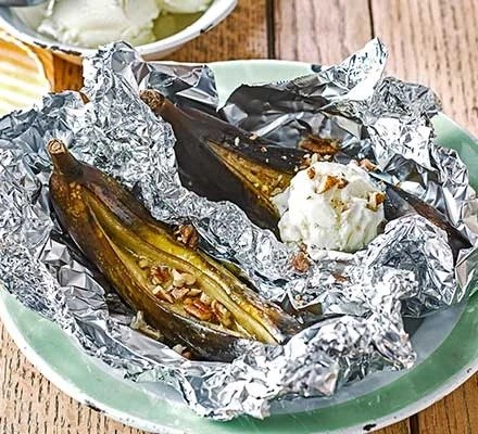 Barbecued banoffee spilts