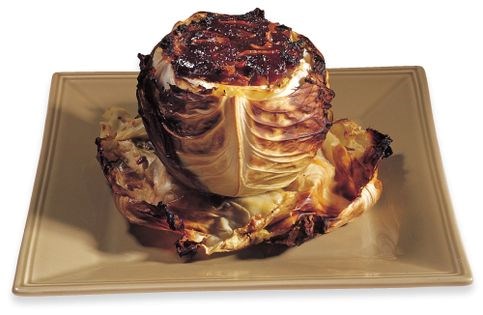 Barbecued cabbage