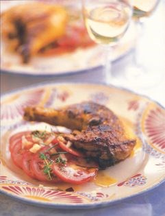 Barbecued chicken
