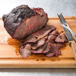 Barbecued chuck roast