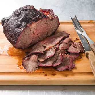 Barbecued chuck roast