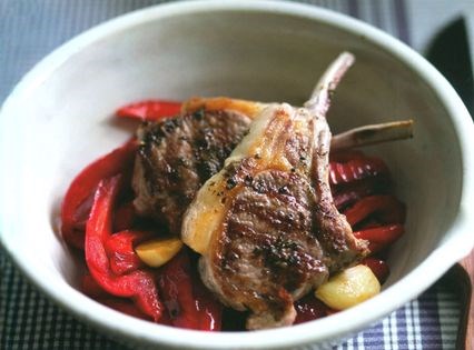 Barbecued lamb cutlets (Scottadito)